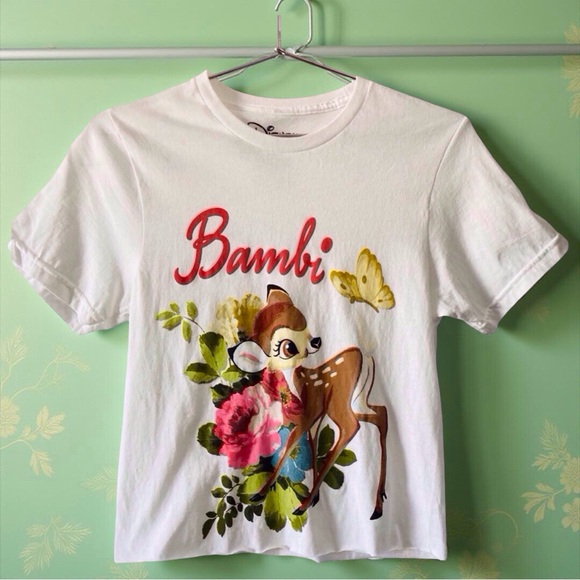 Disney Bambi Graphic Tee – Women’s Small Vintage Style 60s Disney - Picture 2 of 7